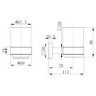 astini-sydney-brushed-brass-square-tumbler--holder-