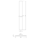 astini-chrome-radiator-pipe-sleeve-130mm-