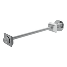 Chrome wall-mounted shower arm fixture