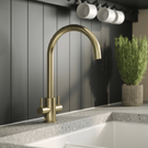 astini-roxor-brushed-brass-mono-dual-lever-kitchen-mixer-tap-