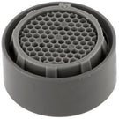 Round stainless steel floor drain with perforated cover