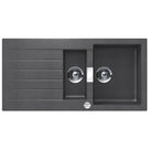 luisina-scala-15-bowl-stone-dark-grey-granite-kitchen-sink--waste-