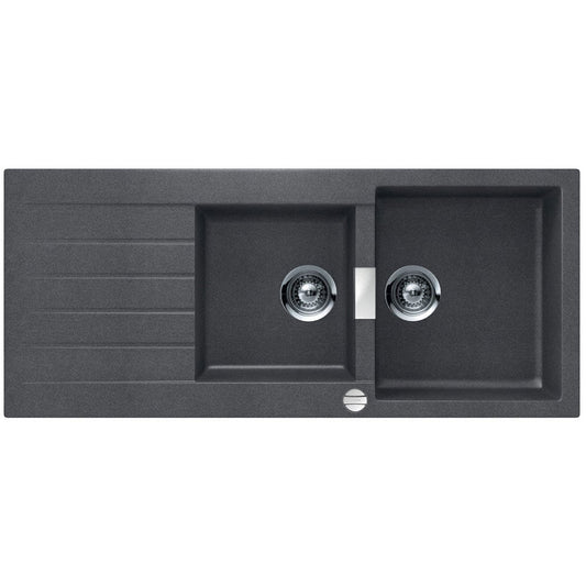 luisina-scala-20-bowl-stone-dark-grey-granite-kitchen-sink--waste-