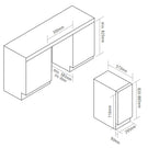 caple-black-undercounter-single-zone-wine-cooler-