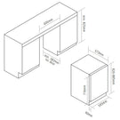 caple-black-glass-undercounter-dual-zone-wine-cooler-