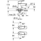 grohe-bauedge-chrome-12-basin-tap---2042110m-