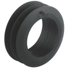 Round matte black bathroom towel ring holder