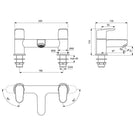 ideal-standard-cerafine-silk-black-o-dual-control-bath-filler-tap---bc707xg-