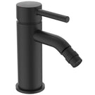 ideal-standard-ceraline-silk-black-single-lever-bidet-mixer-tap-with-metal-pop-up-waste---bc197xg-