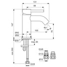 ideal-standard-ceraline-silk-black-single-lever-basin-mixer-tap---bd136xg-