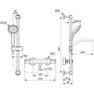 ideal-standard-ceratherm-t25-silk-black-exposed-thermostatic-shower-mixer-pack---a7569xg-