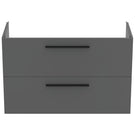 ideal-standard-ilife-a-quartz-grey-matt-wall-hung-vanity-unit-100cm-with-2-drawers---t5257ng-