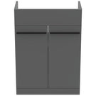 ideal-standard-ilife-a-matt-quartz-grey-semi-countertop-washbasin-unit-60cm-with-2-doors---t5262ng-