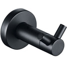 Matte black wall-mounted toilet paper holder arm