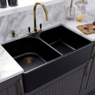 lsc-butler-795-20-bowl-matt-black-ceramic-kitchen-sink--gold-waste-