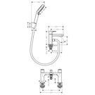 hansgrohe-rebris-s-matt-black-2-hole-rim-mounted-bath-mixer-tap-with-diverter-valve--hand-shower-