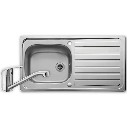 leisure-lexin-10-bowl-satin-stainless-steel-kitchen-sink-waste--tap-ln95tmo40-