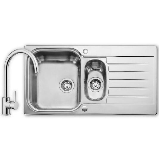 leisure-seattle-15-bowls-polished-stainless-steel-kitchen-sink-waste--tap-se9502poltswsl1-