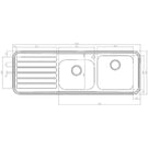 leisure-luxe-20-bowls-polished-stainless-steel-kitchen-sink--waste-lhd-lx155l-