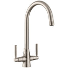 leisure-aquasense-satin-steel-monobloc-twin-lever-kitchen-sink-tap-taqsensesat-