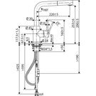 luisina-black--copper-swivel-spout-kitchen-mixer-tap-with-single-jet-pull-out-spray-rc304do064-
