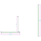 scudo-minos-framed-glass-panel-1200mm-brushed-brass--stabilising-bar-