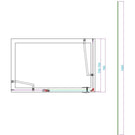 scudo-6mm-frameless-side-panel-760mm-with-brass-conversion-kit-