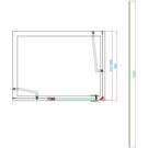 scudo-6mm-frameless-side-panel-900mm-with-brass-conversion-kit-