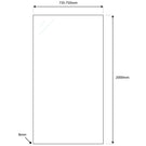 scudo-momentum-8mm-side-panel-760mm-x-2000mm-with-black-side-panel-profile-and-accessories-pack-