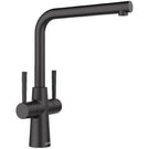 blanco-lax-matt-black-twin-lever-swivel-spout-kitchen-sink-mixer-tap-