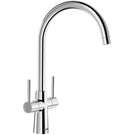 blanco-max-ii-polished-chrome-twin-lever-swivel-spout-kitchen-sink-mixer-tap-