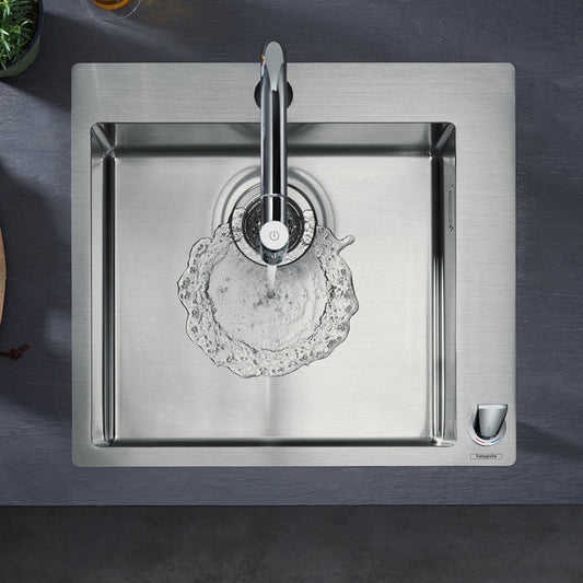 Hansgrohe S711-F450 1.0 Bowl Stainless Steel Inset Kitchen Sink 43301800