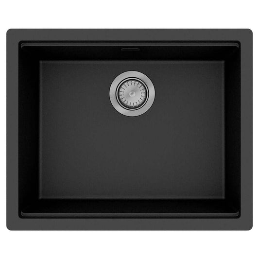 Hansgrohe S530-F500 1.0 Bowl Undermount Kitchen Sink With Manual Drain Kit