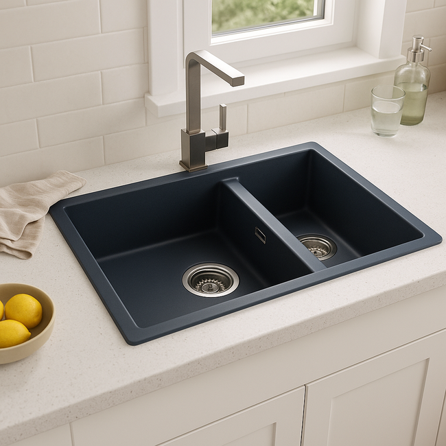 Blue Modern Kitchen Sinks