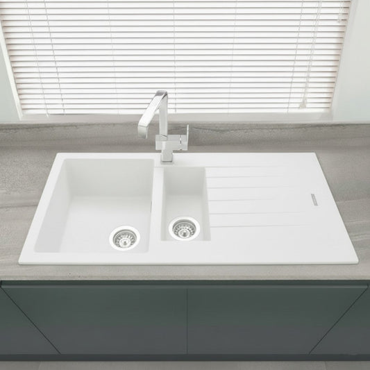 Astini Gianni 1.5 Bowl Granite Kitchen Sink & Waste