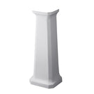 Nuie Carlton White Traditional Full Pedestal ONLY NCS883