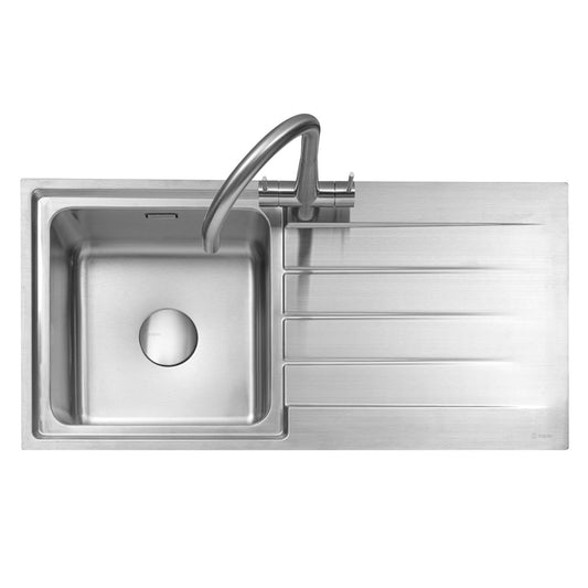 Caple Rello 1.0 Stainless Steel Kitchen Sink & Waste REL100R