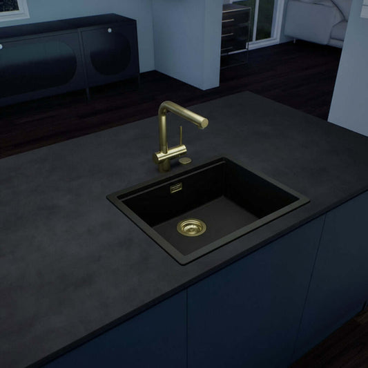 Schock Kiruna N 100L 1.0 Bowl Granite Kitchen Sink & Waste