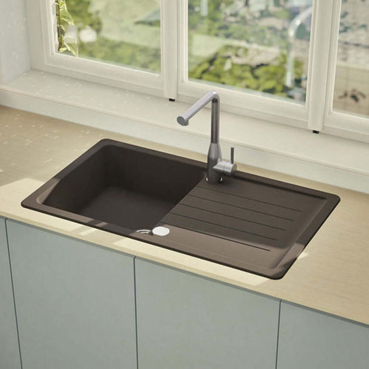 Schock Pinedo D 100 1.0 Bowl Granite Kitchen Sink & Waste