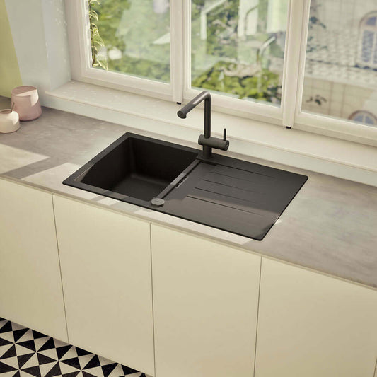 Schock Signus D 100 1.0 Bowl Granite Kitchen Sink & Waste