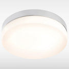 Round flush-mount LED ceiling bathroom light