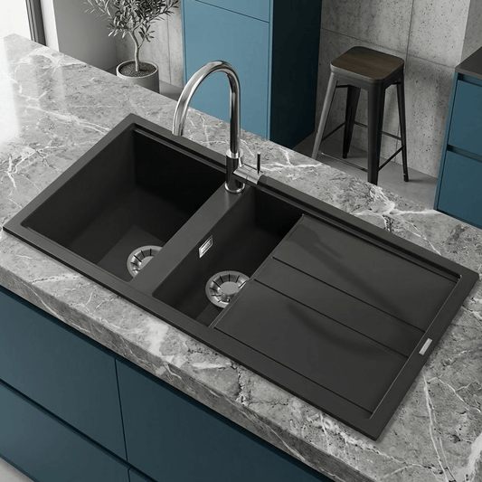 Reginox Best 1.0 & 1.5 Bowl Granite Kitchen Sink & Waste