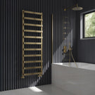 reina-flora-mild-steel-1200x500-brushed-brass-towel-rail-