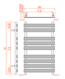 reina-trento-mild-steel-1300x500-chrome-towel-rail-