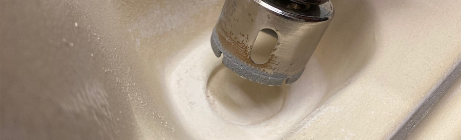 How to Safely Knock a Tap Hole in a Ceramic Sink