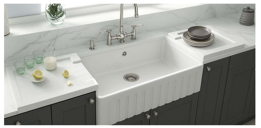From Kitchen to Bathroom: The Rise of Fluted-Front Sinks