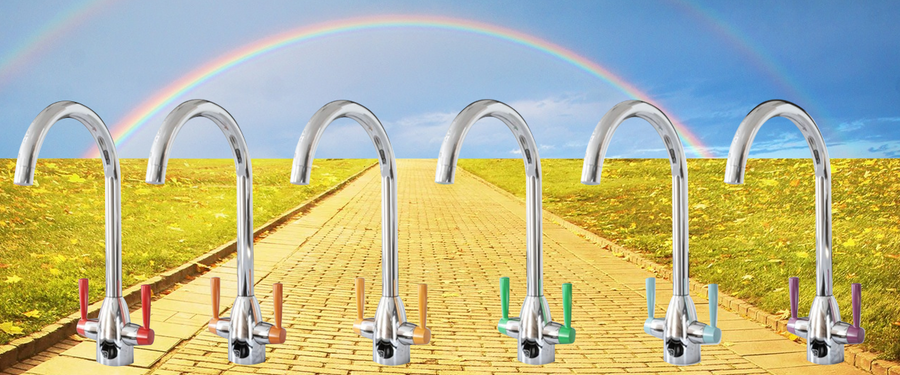 Vibrance Range: Colourful Kitchen Taps & Accessories