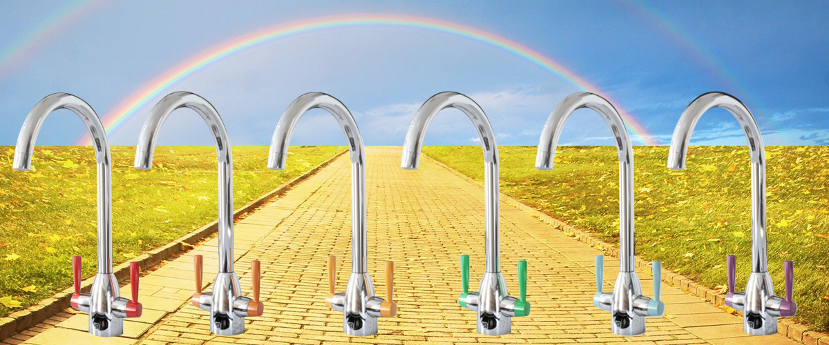 Vibrance Range: Colourful Kitchen Taps & Accessories