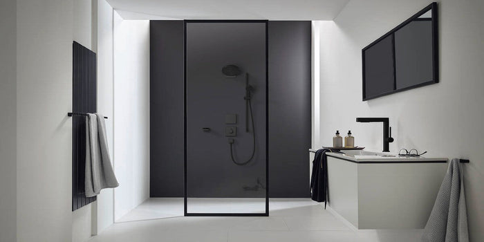 Black Bathroom Display