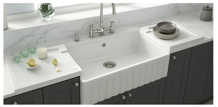 From Kitchen to Bathroom: The Rise of Fluted-Front Sinks